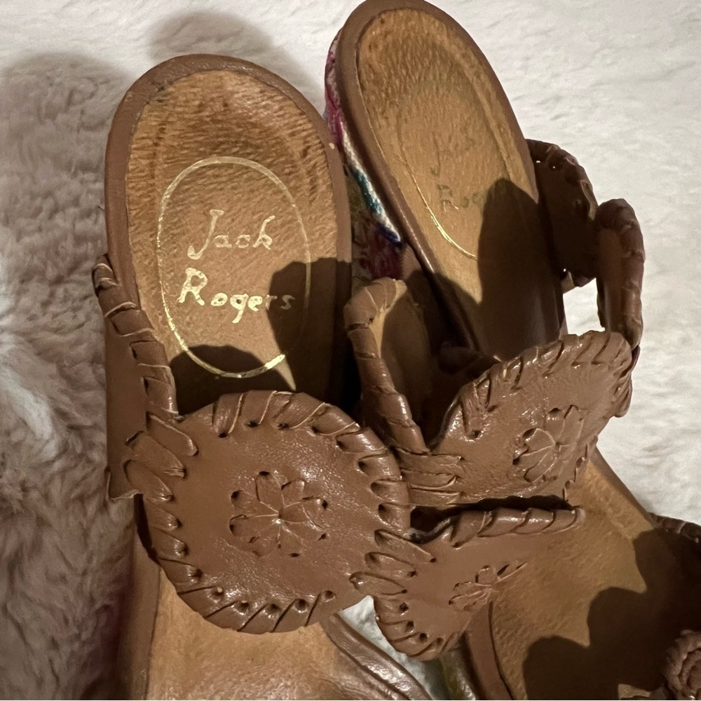 Jack Rogers Livvy embroidered wedges - Picture 5 of 9